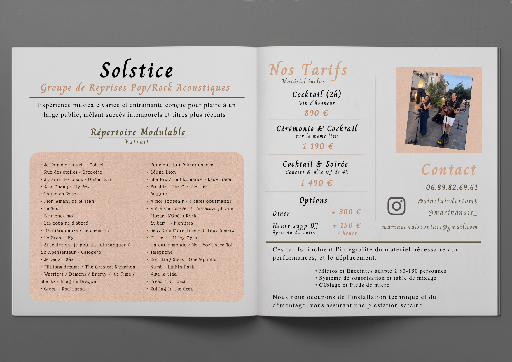 Offre Solstice — Mariages