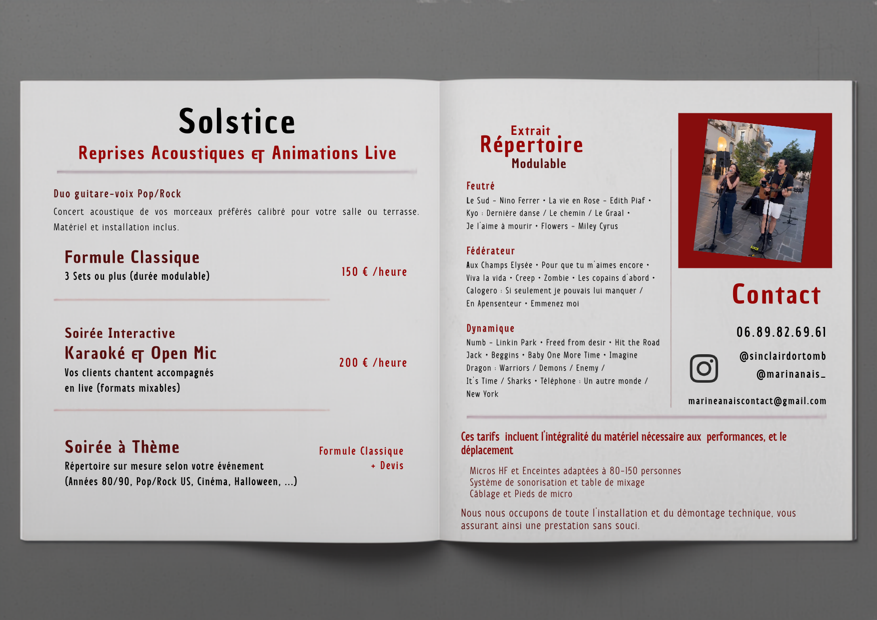 Offre Solstice — Restaurateurs